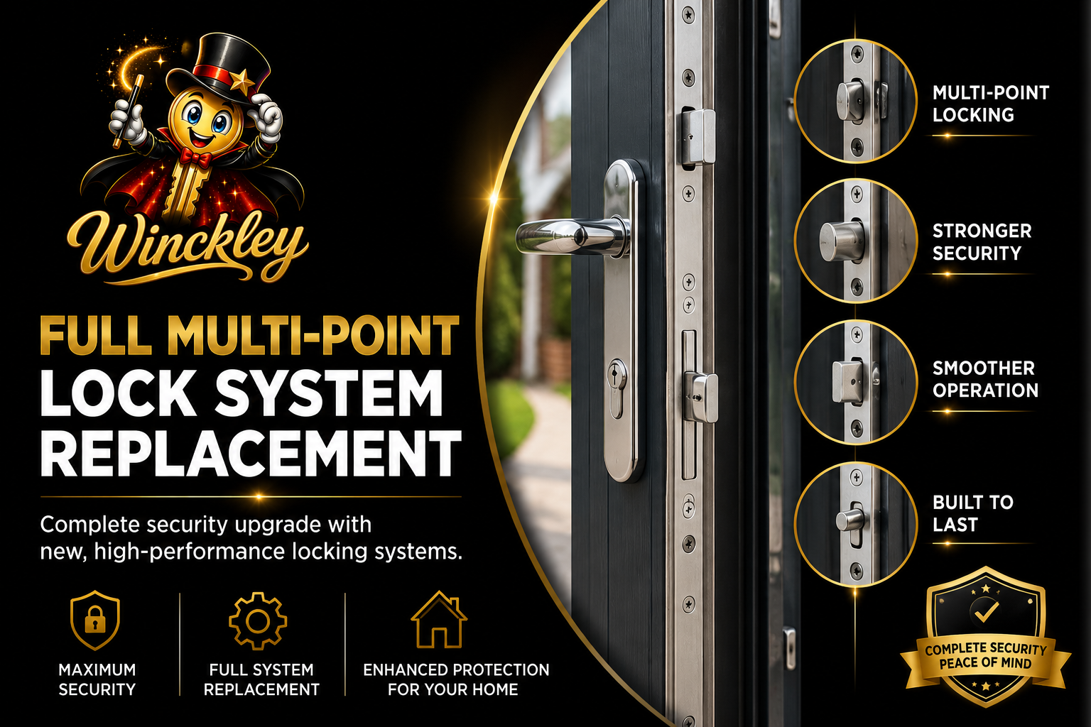 Full Multi-Point Lock System Replacement